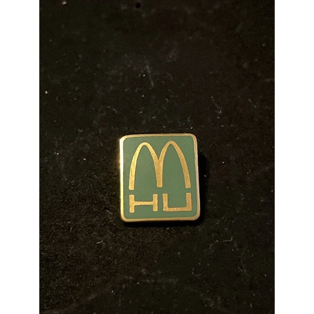 McDonald’s HU Green Hamburger University Employee Lapel Hat Pin